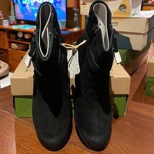 Earth Origins Cow Suede Water Repellent Zip Up Boot